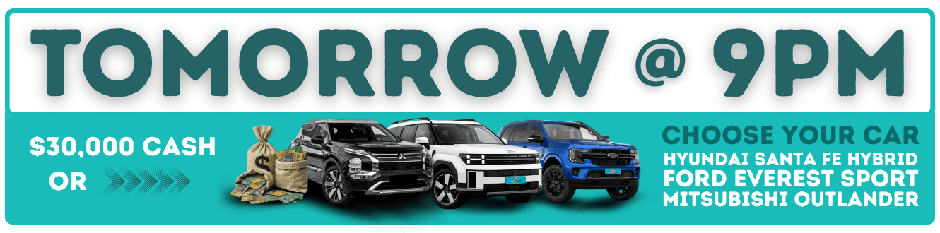 Ford, Hyundai or Mitsubishi or $30,000 Cash