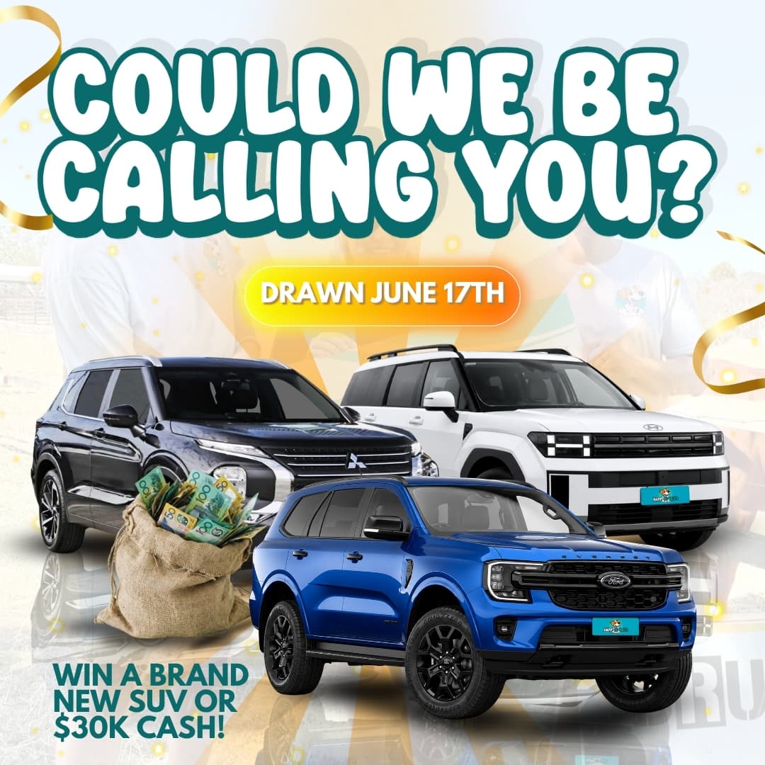 Win a Brand New Ford Everest Sport, Hyundai Santa Fe Hybrid or Mitsubishi Outlander Exceed or $30,000 Cash